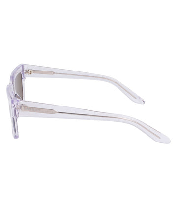 Dragon Ezra Shiny Crystal W/ LumaLens Smoke Sunglasses